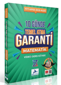 Paraf Yayınları Z Takım Matematik - 10 Günde
Temel Atma Garanti