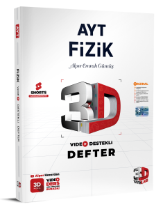 AYT 3D Fizik Video Destekli Defter