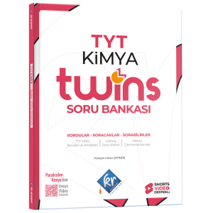 TYT Twins Kimya Soru Bankası KR Akademi
Yayınları