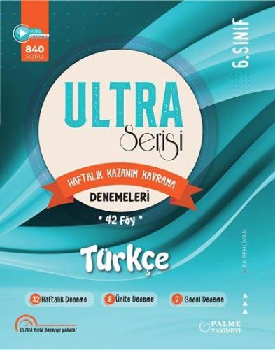 ULTRA Serisi 6.Sınıf Türkçe Denemeleri (Haftalık Kazanım Kavrama) 42 F