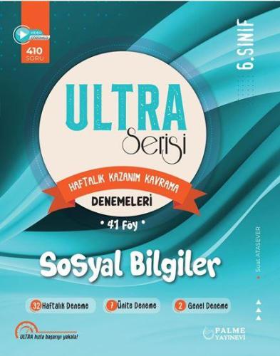 ULTRA Serisi 6. Sınıf Sosyal Bilgiler Denemeleri (Haftalık Kazanım Kav