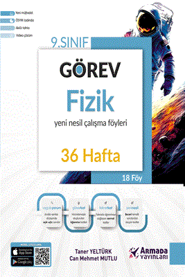 Armada Yayınları Görev 9. Sınıf Fizik Yeni Nesil Çalışma Föyleri (36 H