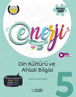 Palme Yayınevi Enerji 5. Sınıf Din Kültürü ve Ahlak Bilgisi Soru Kitab