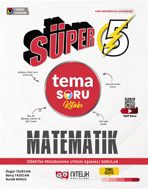 Süper 5.Sınıf Matematik Tema Soru Kitabı