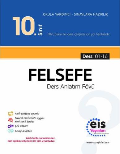 EİS YAYINLARI - 10.Sınıf - Daf - Felsefe