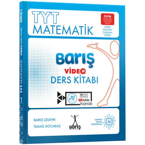 TYT Matematik Barış Video Ders Kitabı KR AKADEMİ YAYINLARI