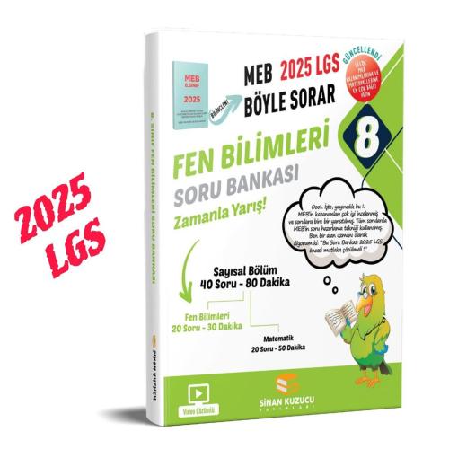 2025/ 8. SINIF LGS Fen Bilimleri Soru Bankası