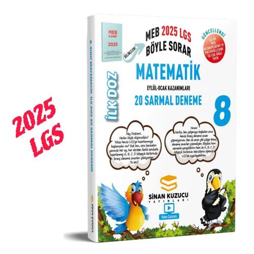 8. Sınıf | İlk Doz Sarmal Branş Denemeleri MATEMATİK ( 2025 LGS )