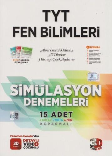 3D Yayınları TYT Fen Bilimleri Simülasyon 15 Deneme