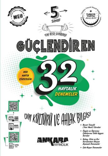 5. Sınıf Güçlendiren 32 Haftalık Din Kültürü ve Ahlak Bilgisi Kazanım 