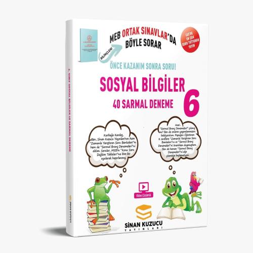 Sinan Kuzucu 6. SINIF SOSYAL BİLGİLER 40'lı SARMAL BRANŞ DENEMESİ