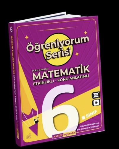 MATSEV 6.Sınıf Matematik Soru Bankası Öğreniyorum Serisi