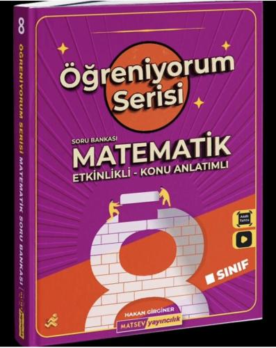 MATSEV 8.Sınıf Matematik Soru Bankası Öğreniyorum Serisi