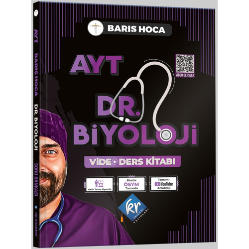 Barış Hoca AYT Dr. Biyoloji Video Ders Kitabı Kr Akademi Yayınları