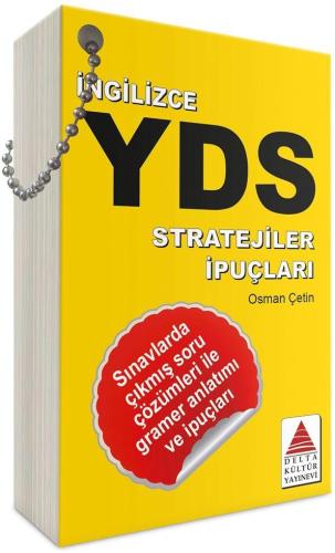 Delta Kültür YDS İngilizce Stratejiler İpuçları Kartları