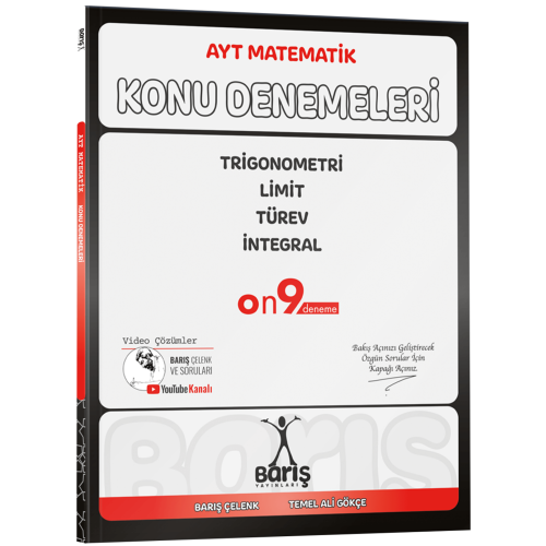 Barış Yayınları AYT Matematik Trigonometri Limit Türev İntegral Konu D