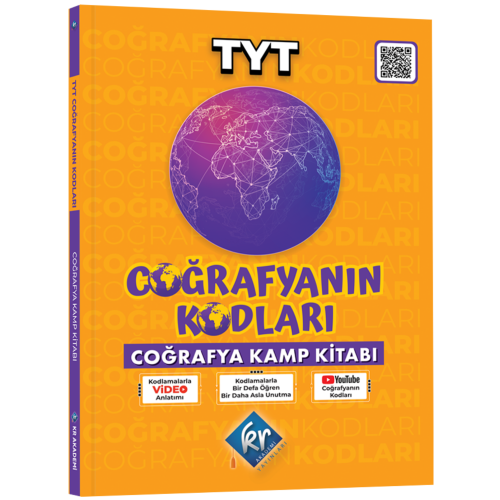 Coğrafyanın Kodları TYT Coğrafya 9. Sınıf 10. Sınıf Kamp Kitabı KR Aka