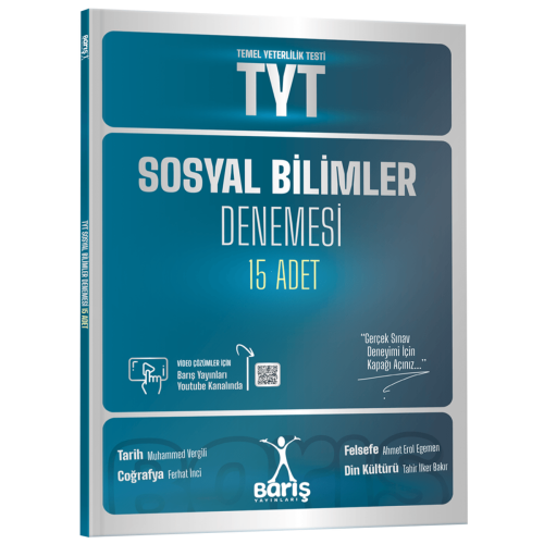 Barış Yayınları TYT Sosyal Bilimler Denemesi 15 Adet