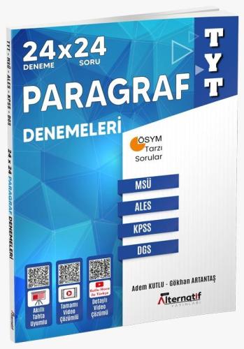 ALTERNATİF YAYINLARI 24*24 TYT PARAGRAF DENEMELERI