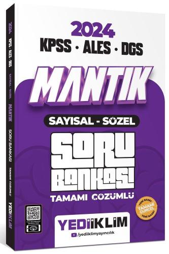 Yediiklim Yayınları 2024 KPSS ALES DGS Mantık Sayısal Sözel Tamamı Çöz